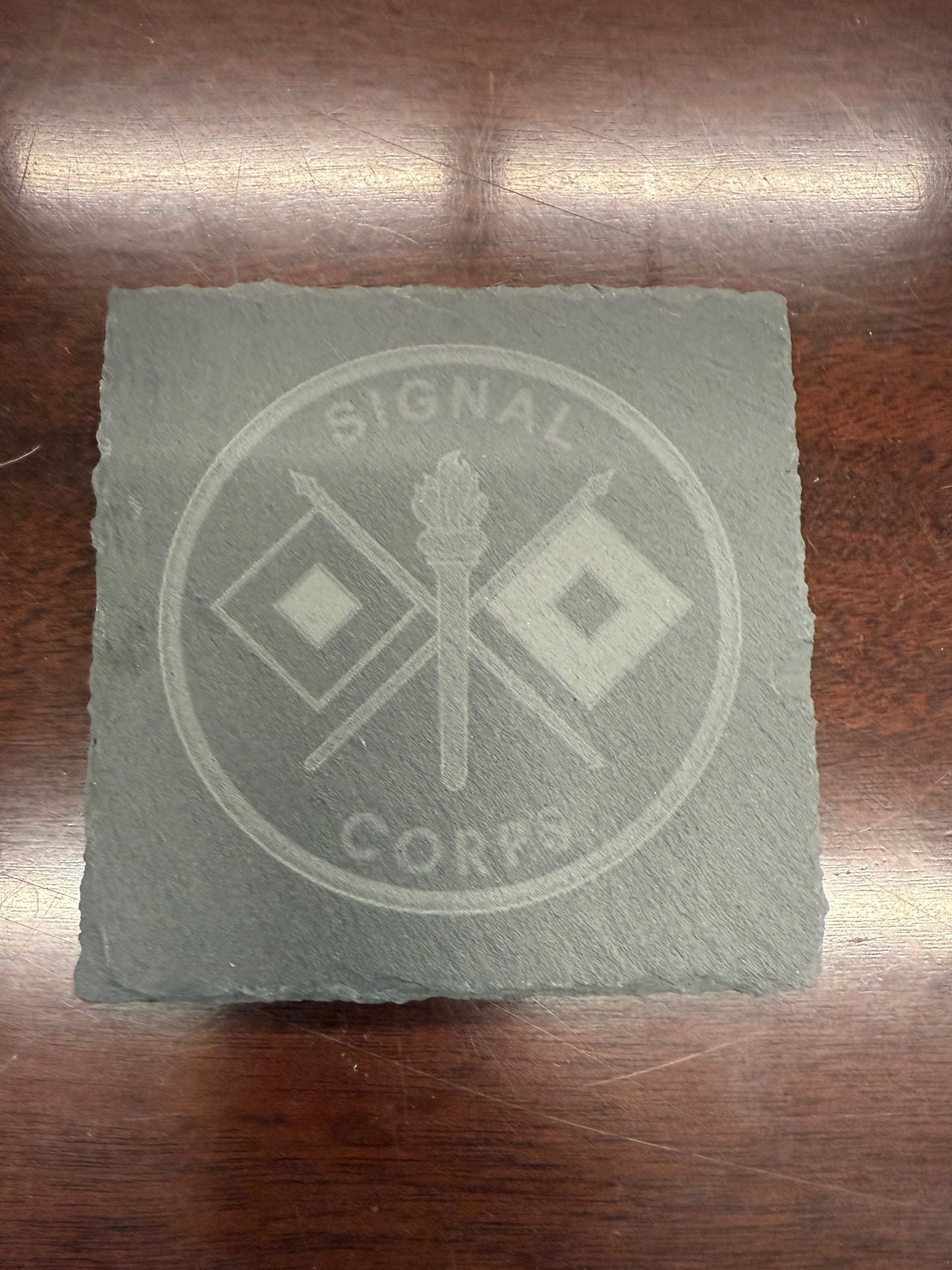 Custom Slate Coasters.