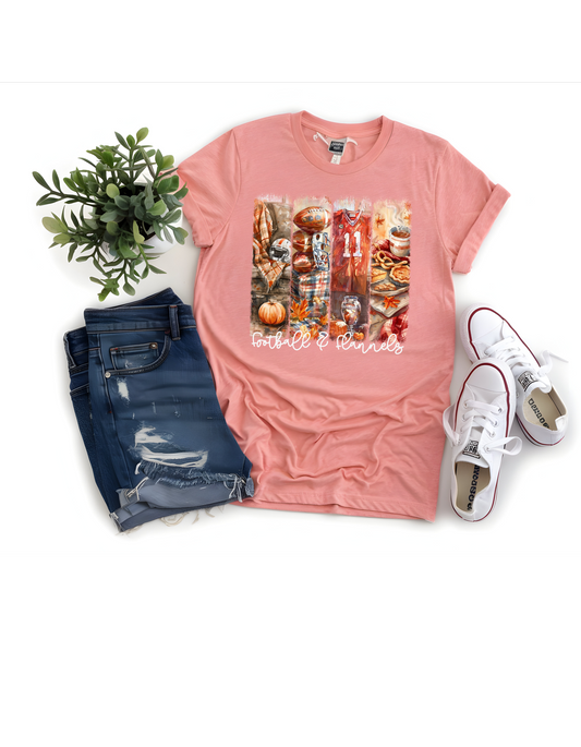 Football and Flannels T-shirt