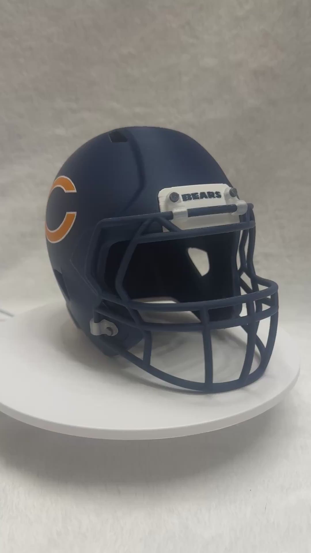 Bears mini football Helmet – Carolina Creations