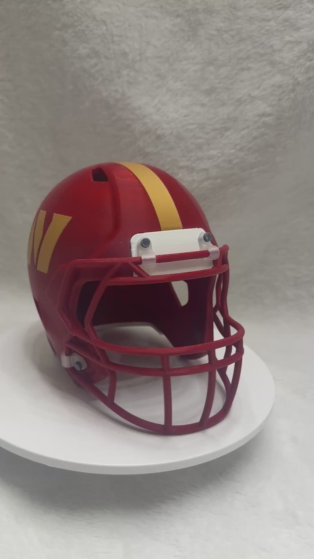 Commanders mini football Helmet – Carolina Creations