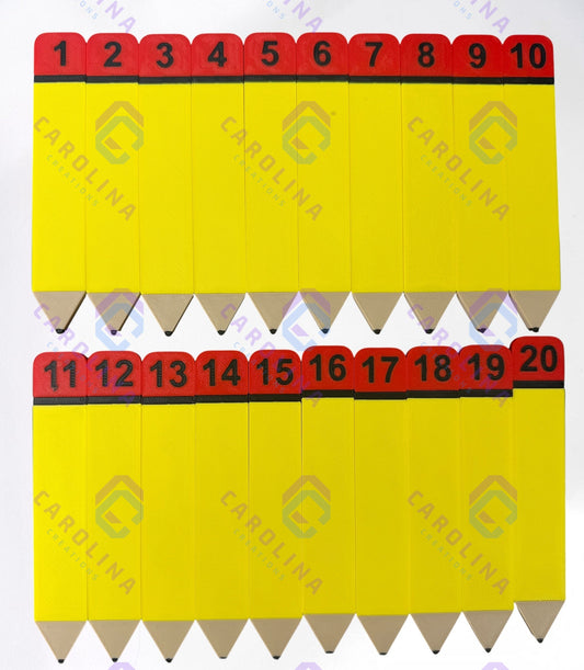Pencil Number Set