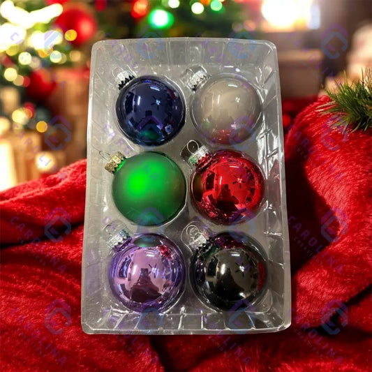 2.5-inch Custom Glass Christmas Ornament