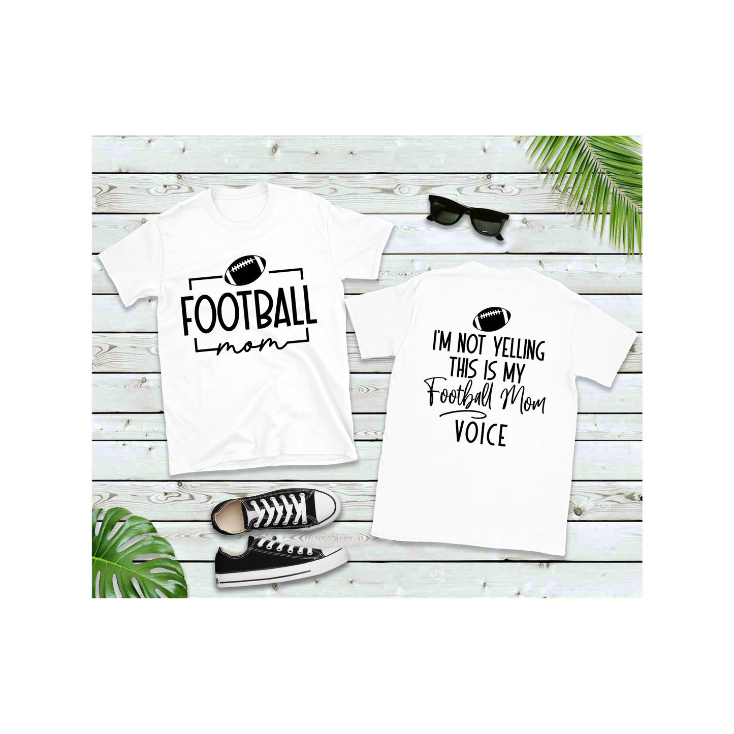I'm not yelling this is my football mom voice