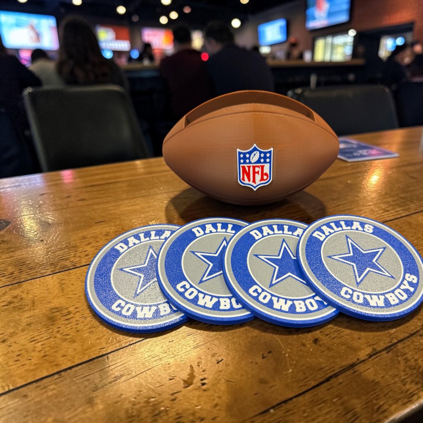 Football coaster set