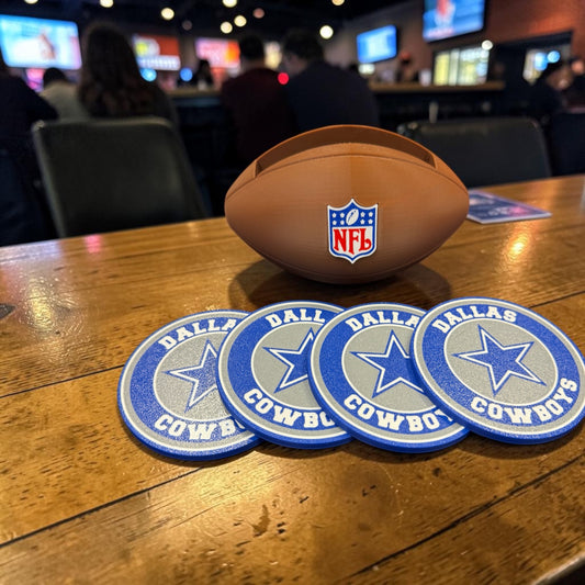 Football coaster set