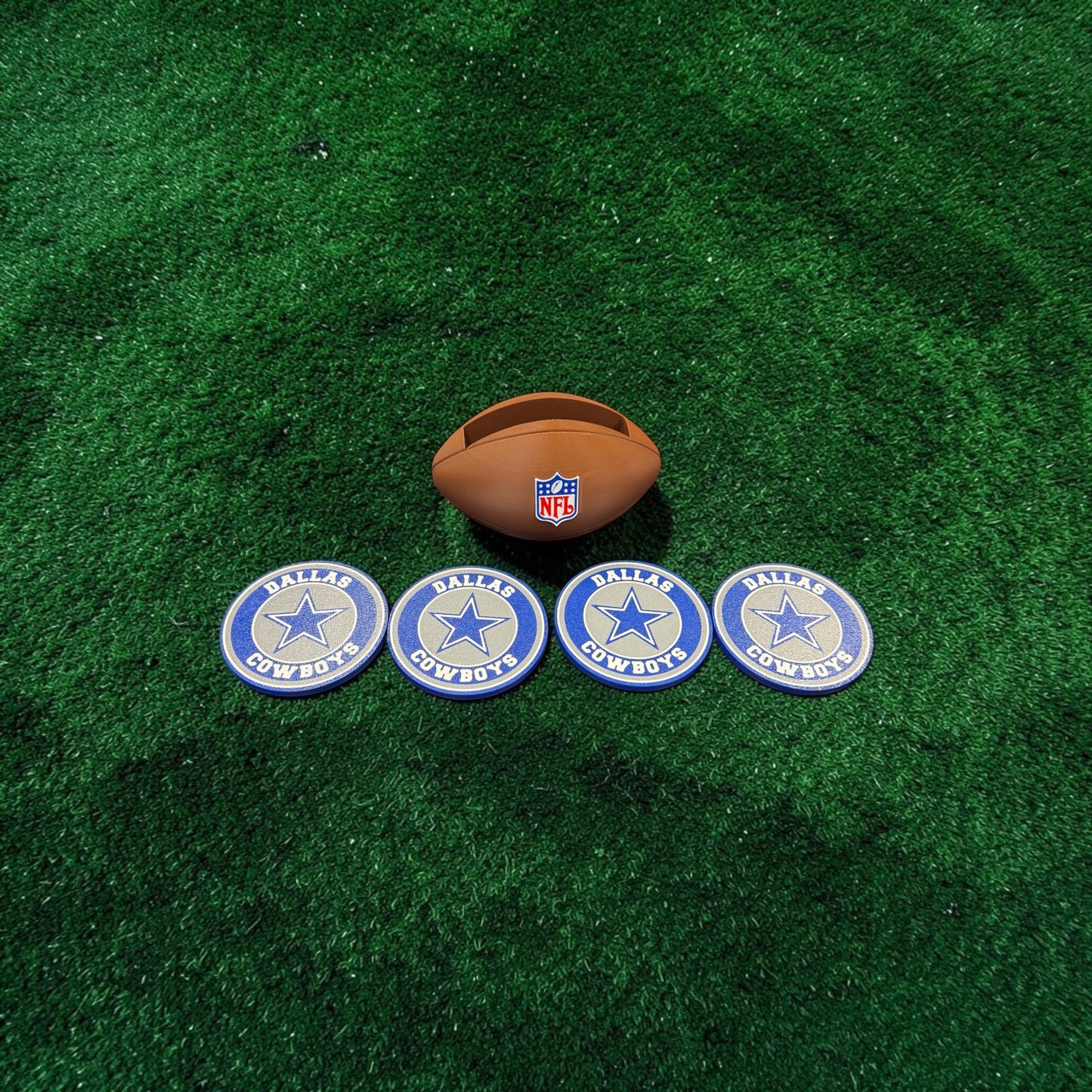 Football coaster set
