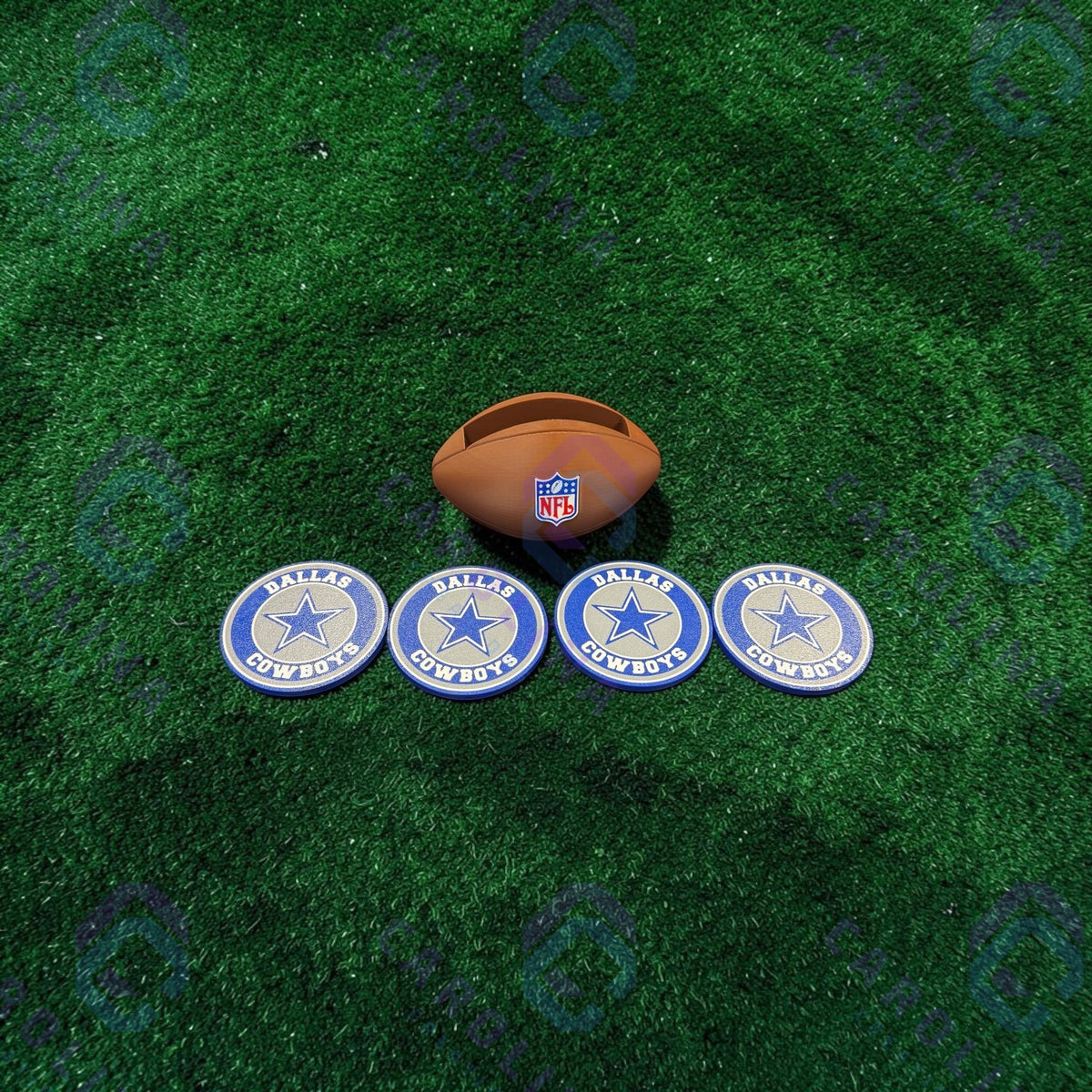 Football coaster set