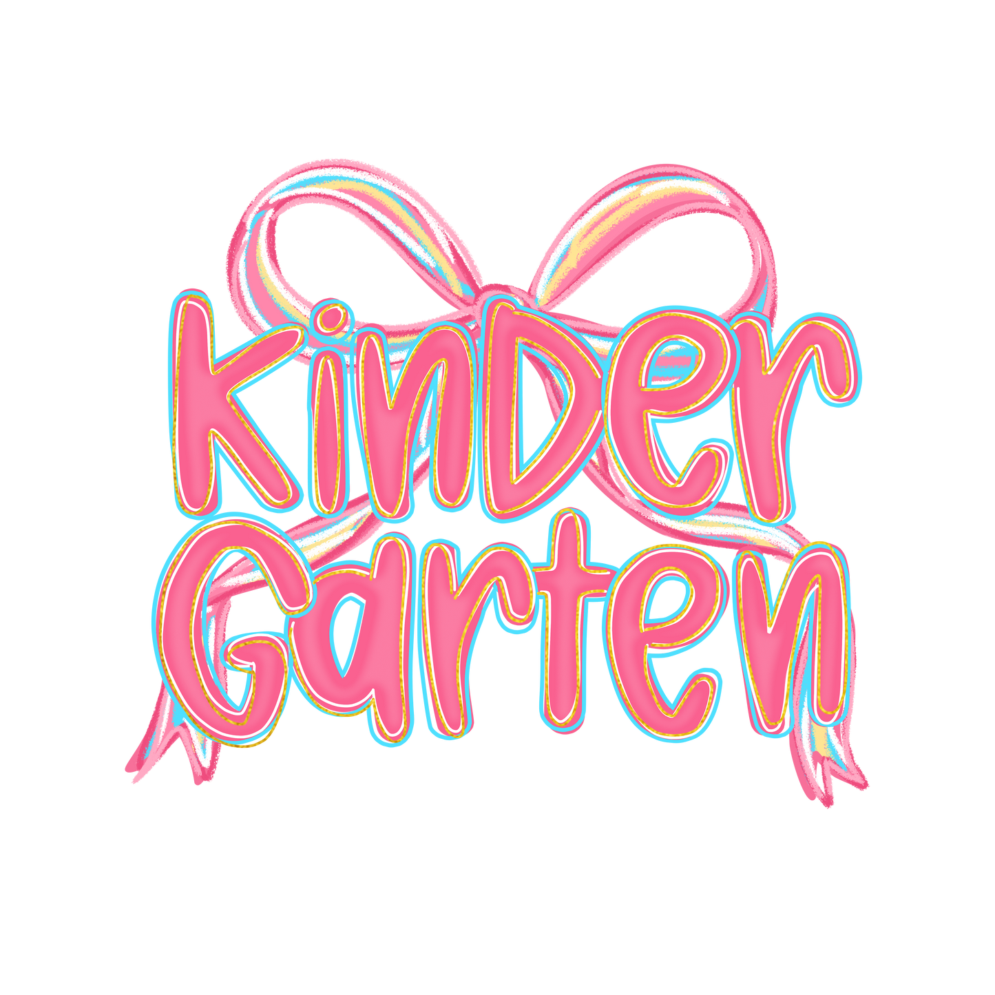 Kindergarten  with bow