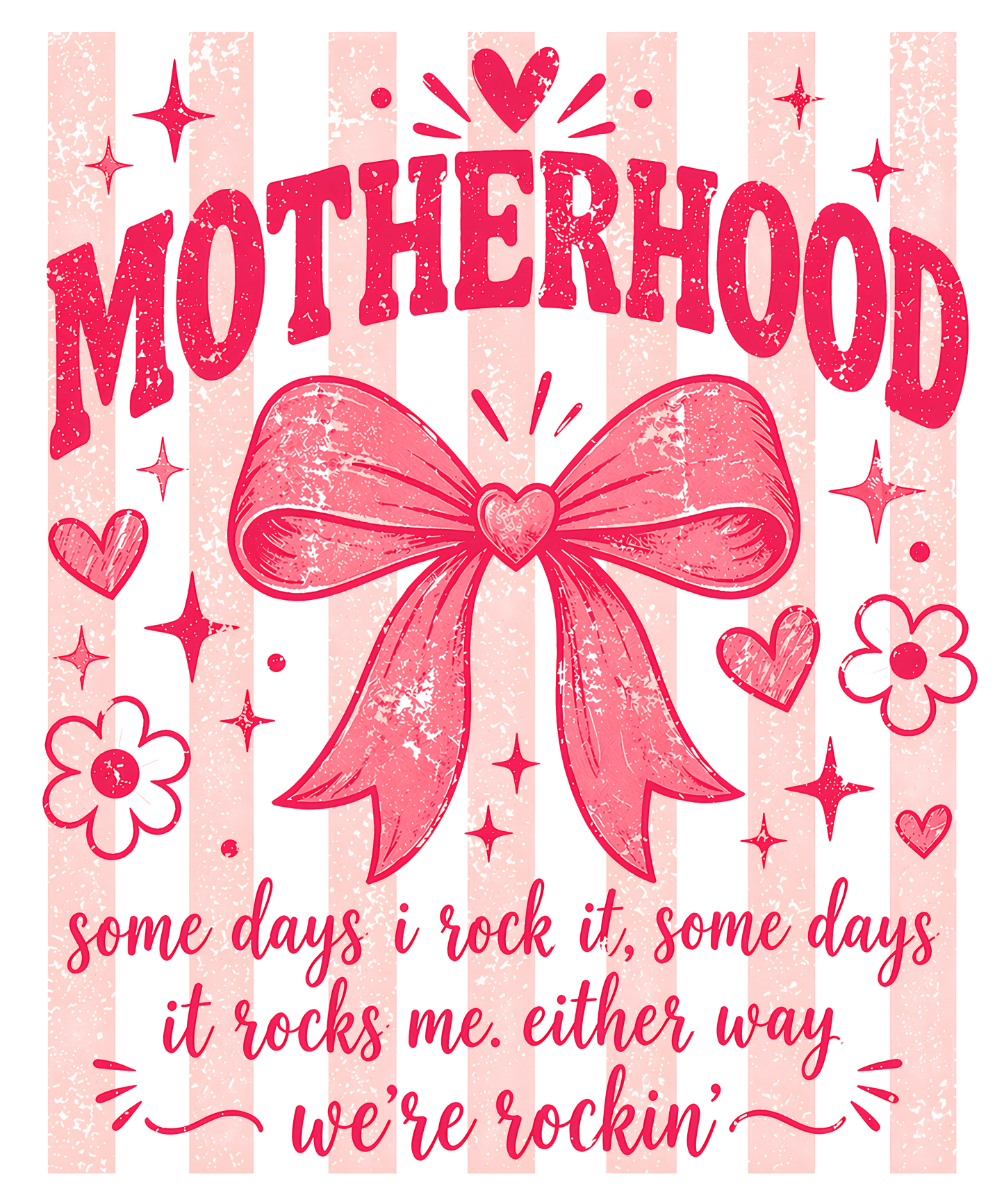 Pink Motherhood with bow
