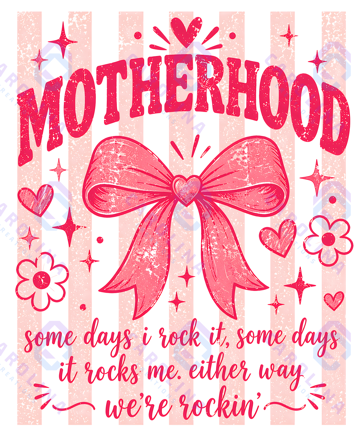 Pink Motherhood with bow