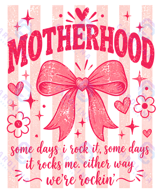 Pink Motherhood with bow