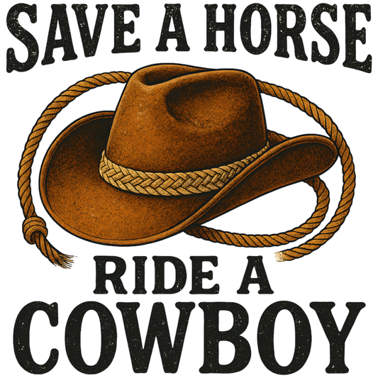 Save a horse ride a cowboy