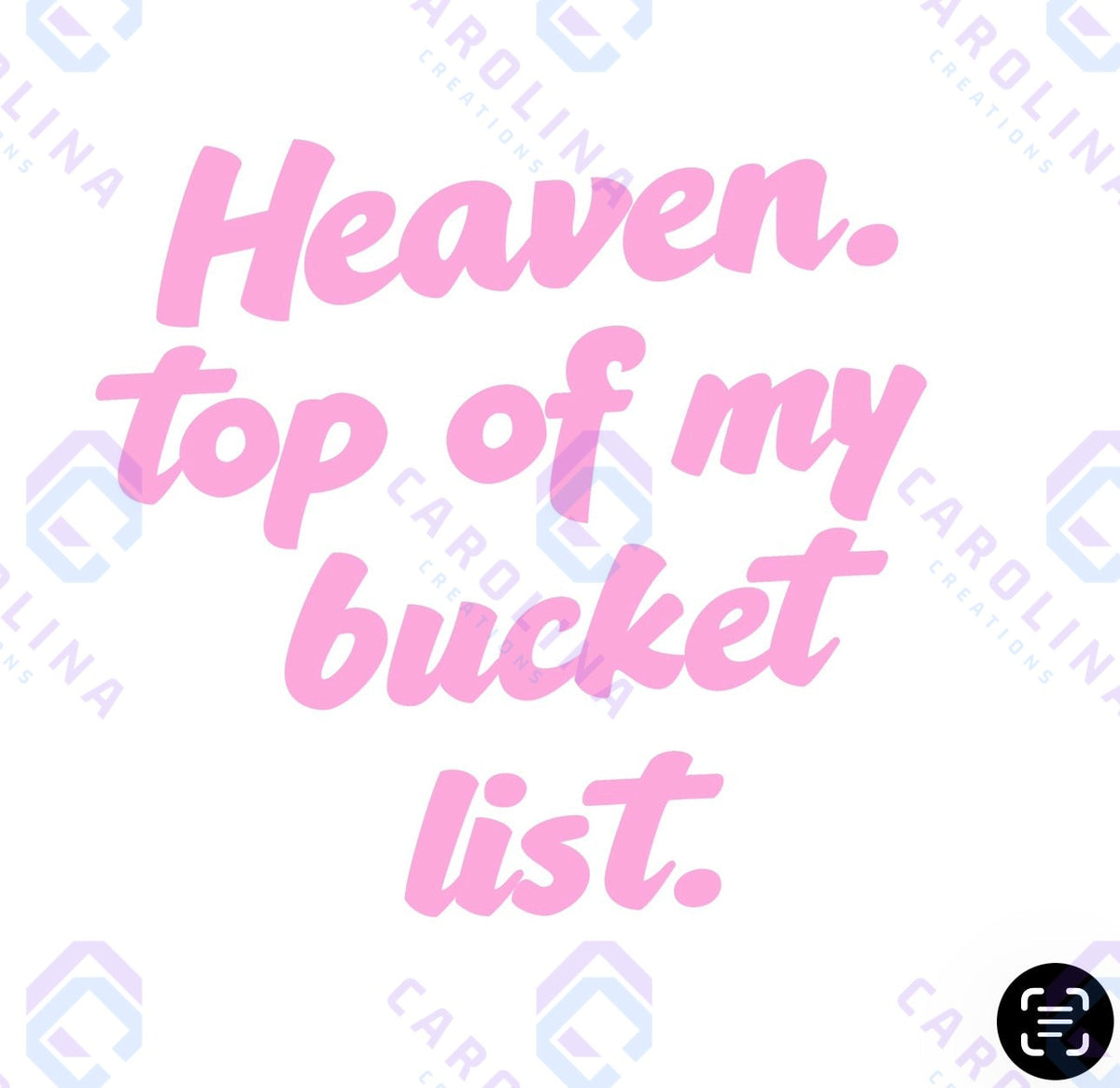 Heaven top of my Bucket list