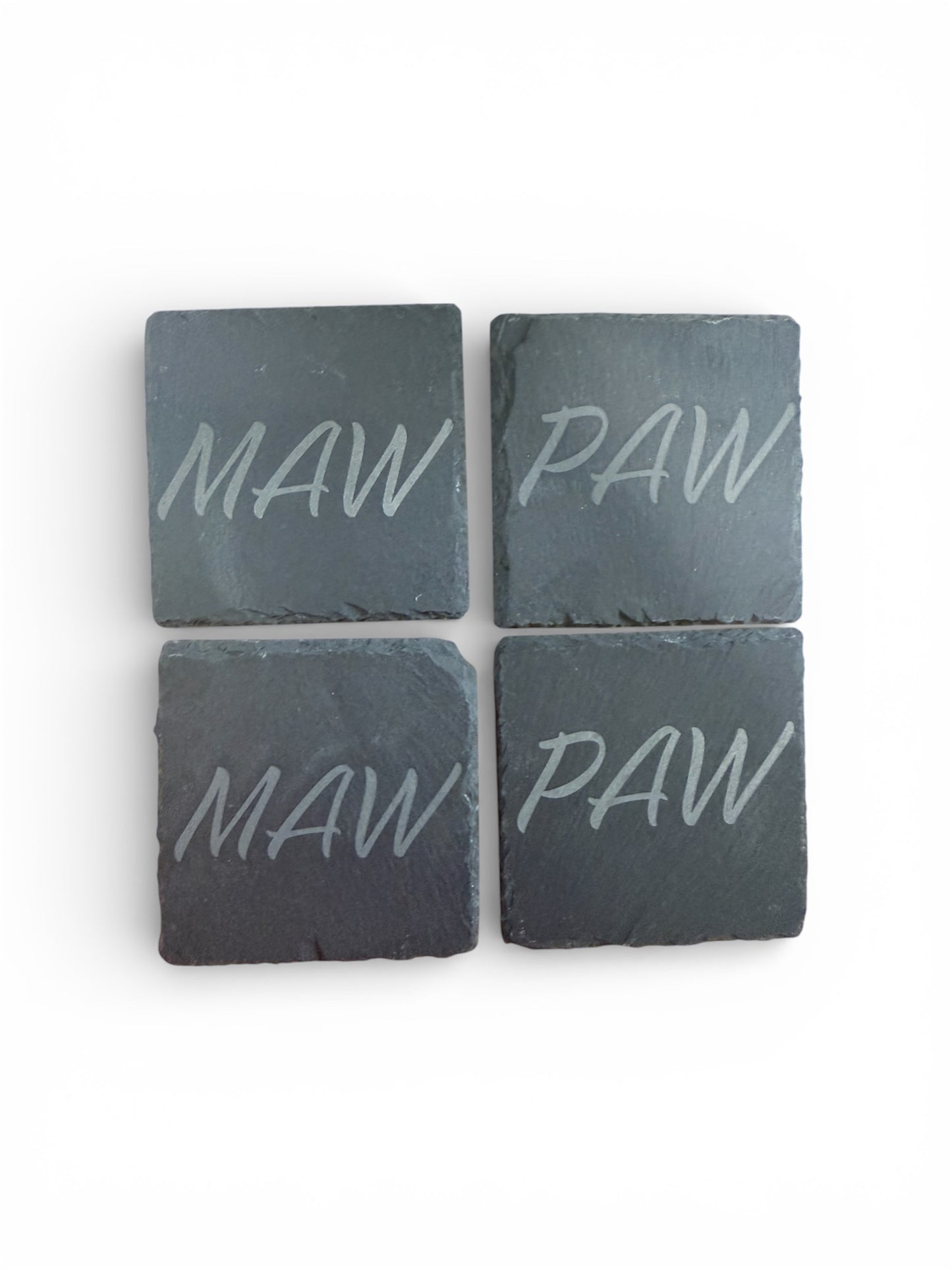 Custom Slate Coasters.
