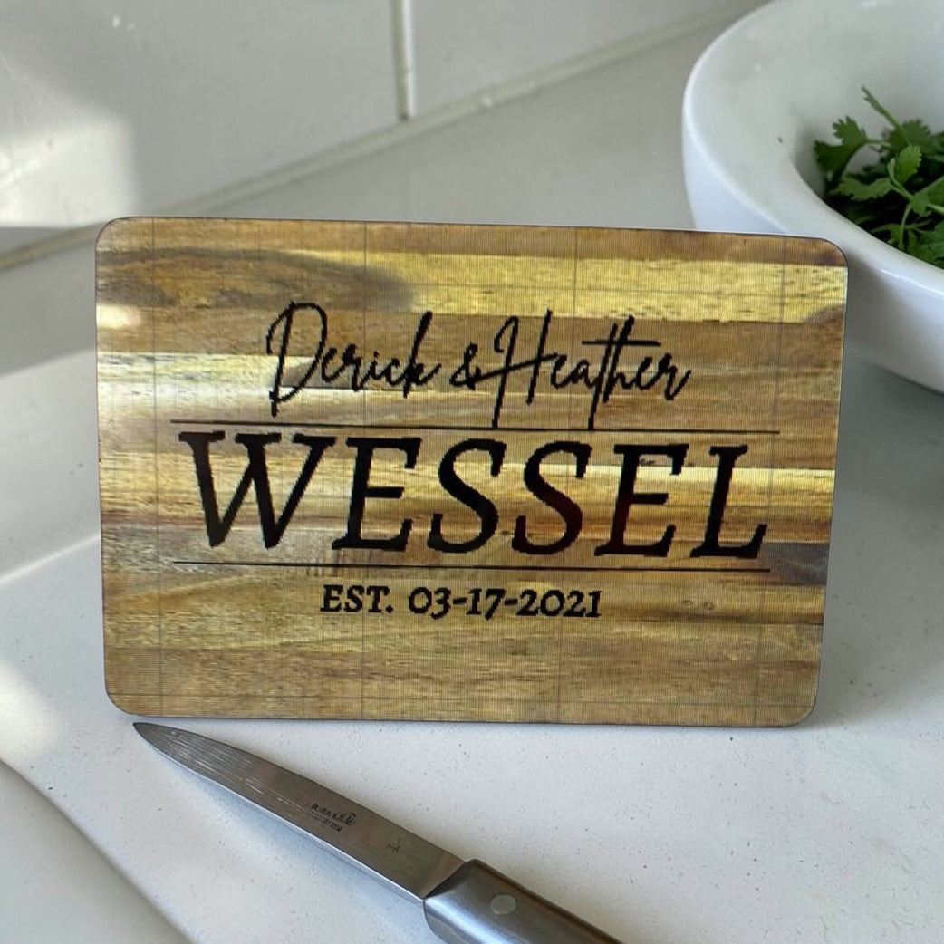 Personalized cutting board