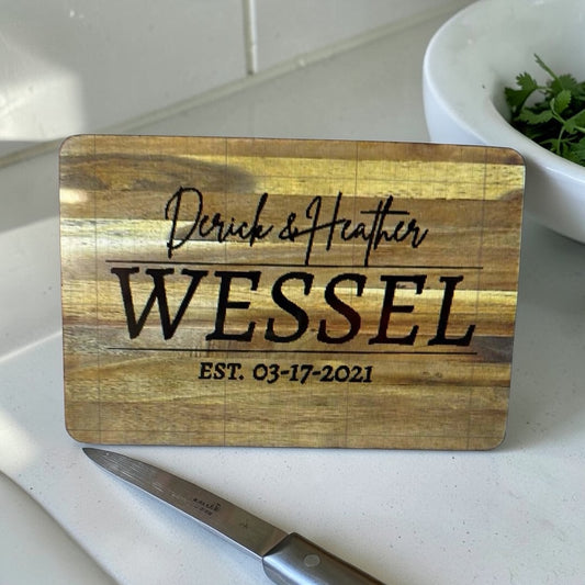 Personalized cutting board