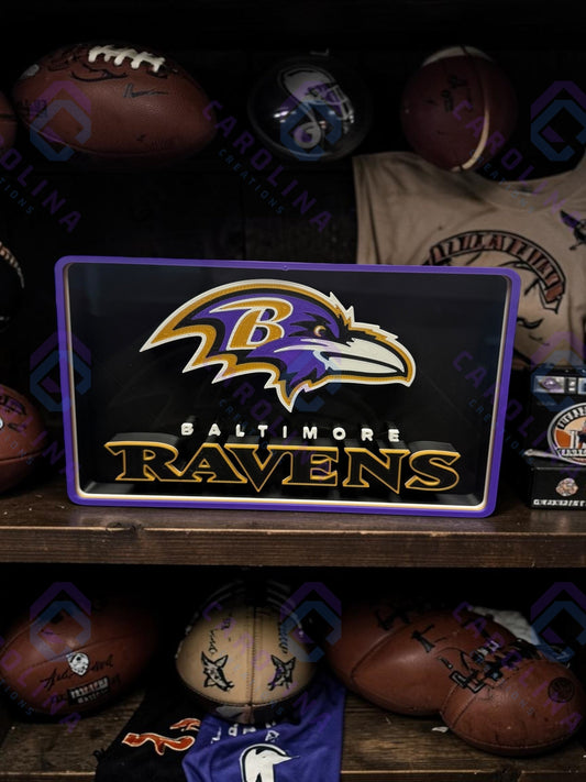3D NFL Sign (Ravens)