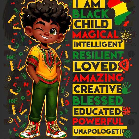 I am black child (Boy)