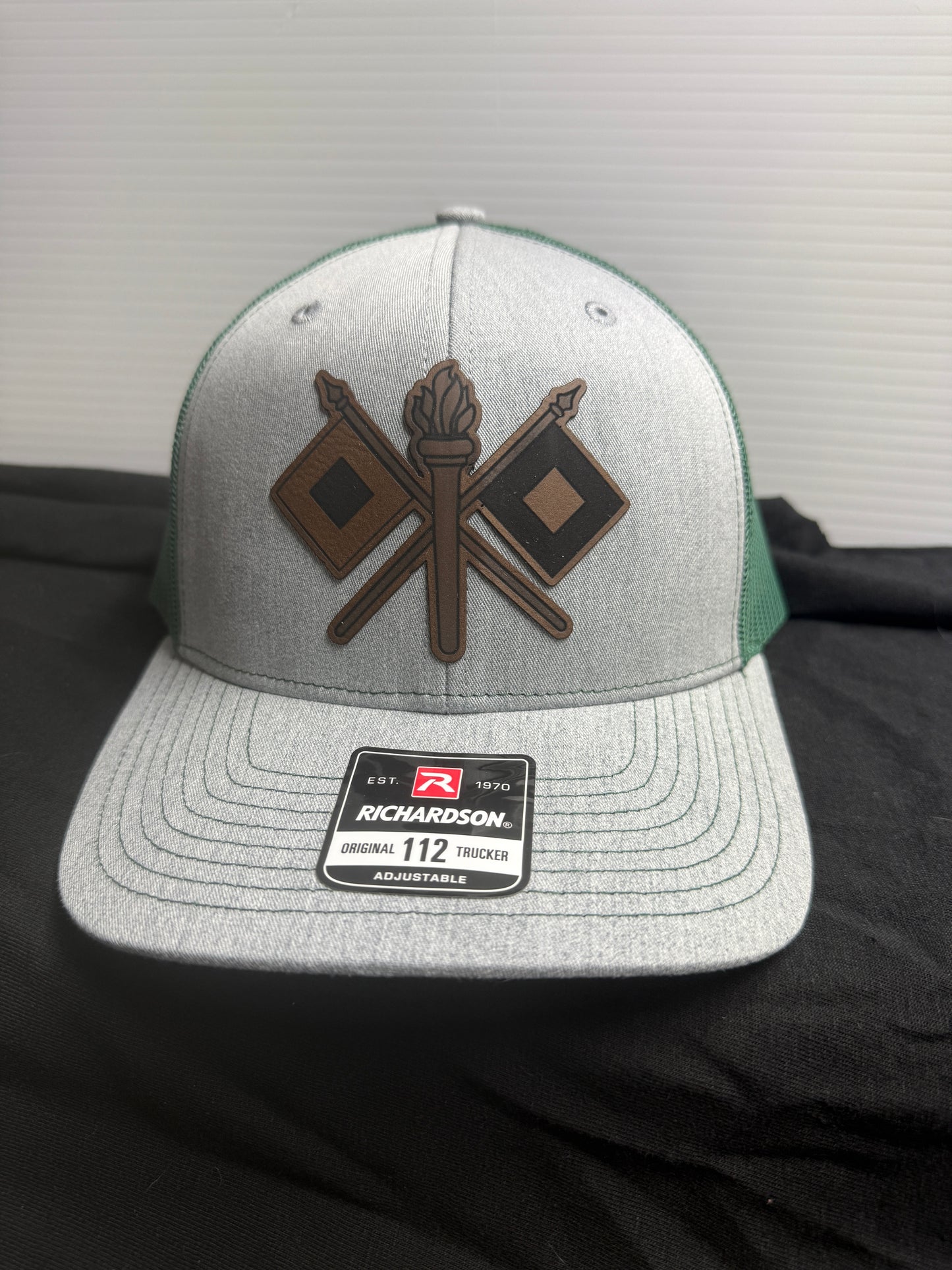 Custom Hats w/Leather Patches