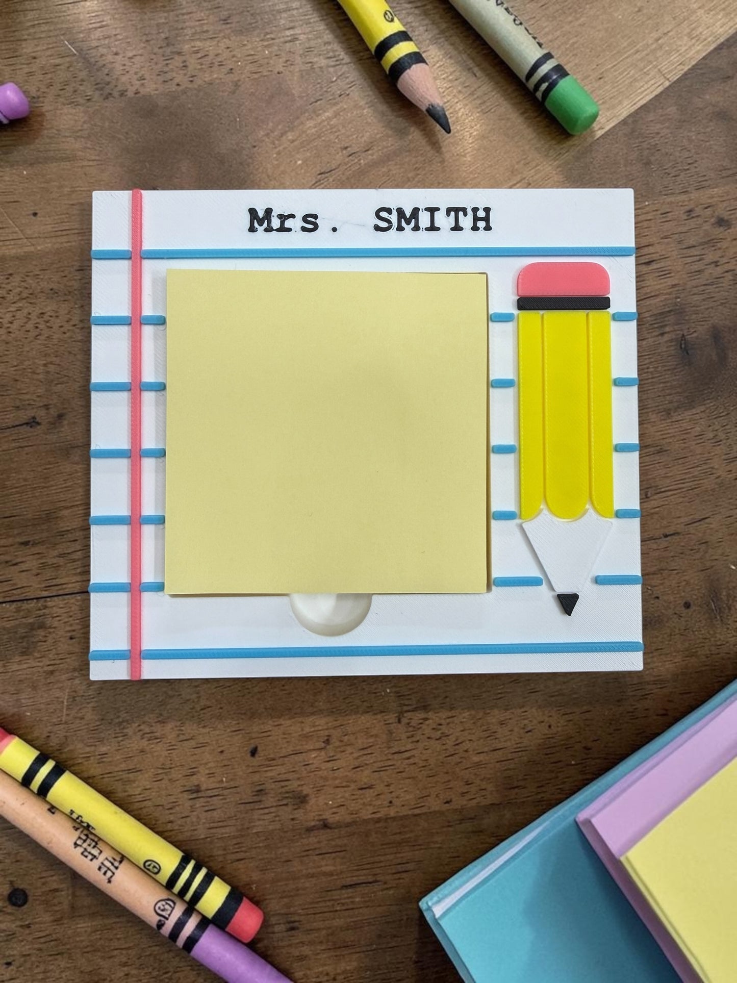 Teacher Sticky Note Holder