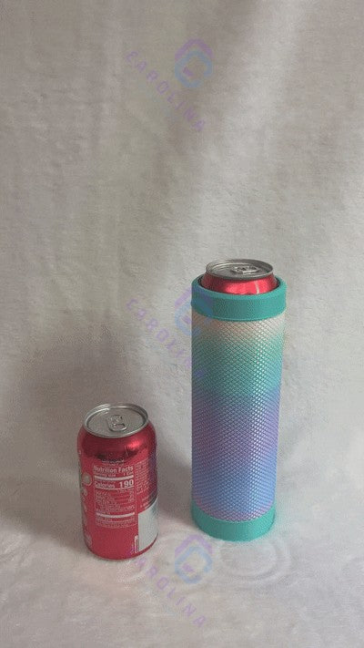Reloadable can cooler (2 standard 12oz cans)