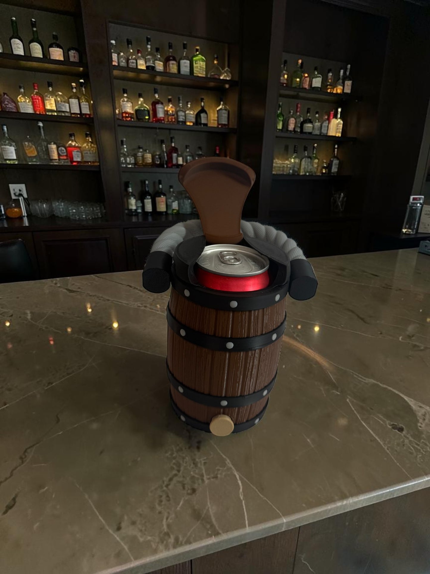 Barrel 12oz can cooler (standard 12oz can)