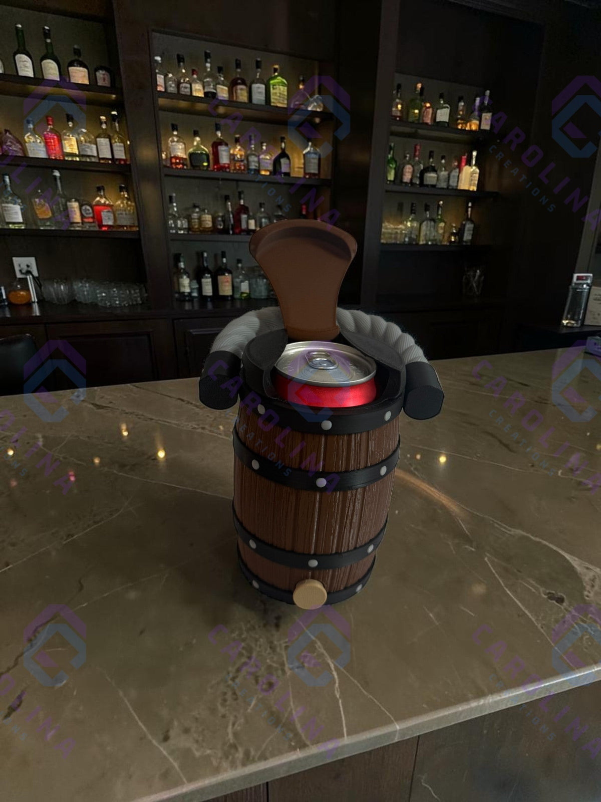 Barrel 12oz can cooler (standard 12oz can)
