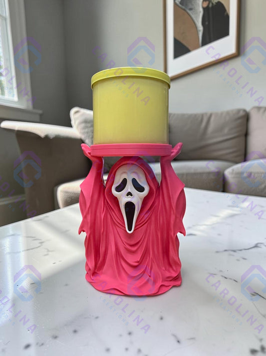 Ghost Face Candle Holder