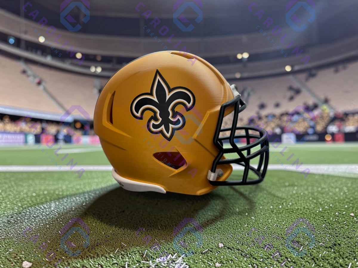 Saints football Helmet (8 inch)