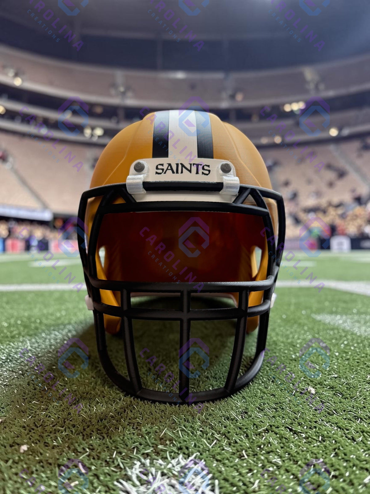 Saints football Helmet (8 inch)