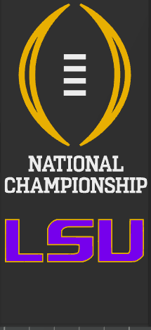 National Championship Trophy (3D)