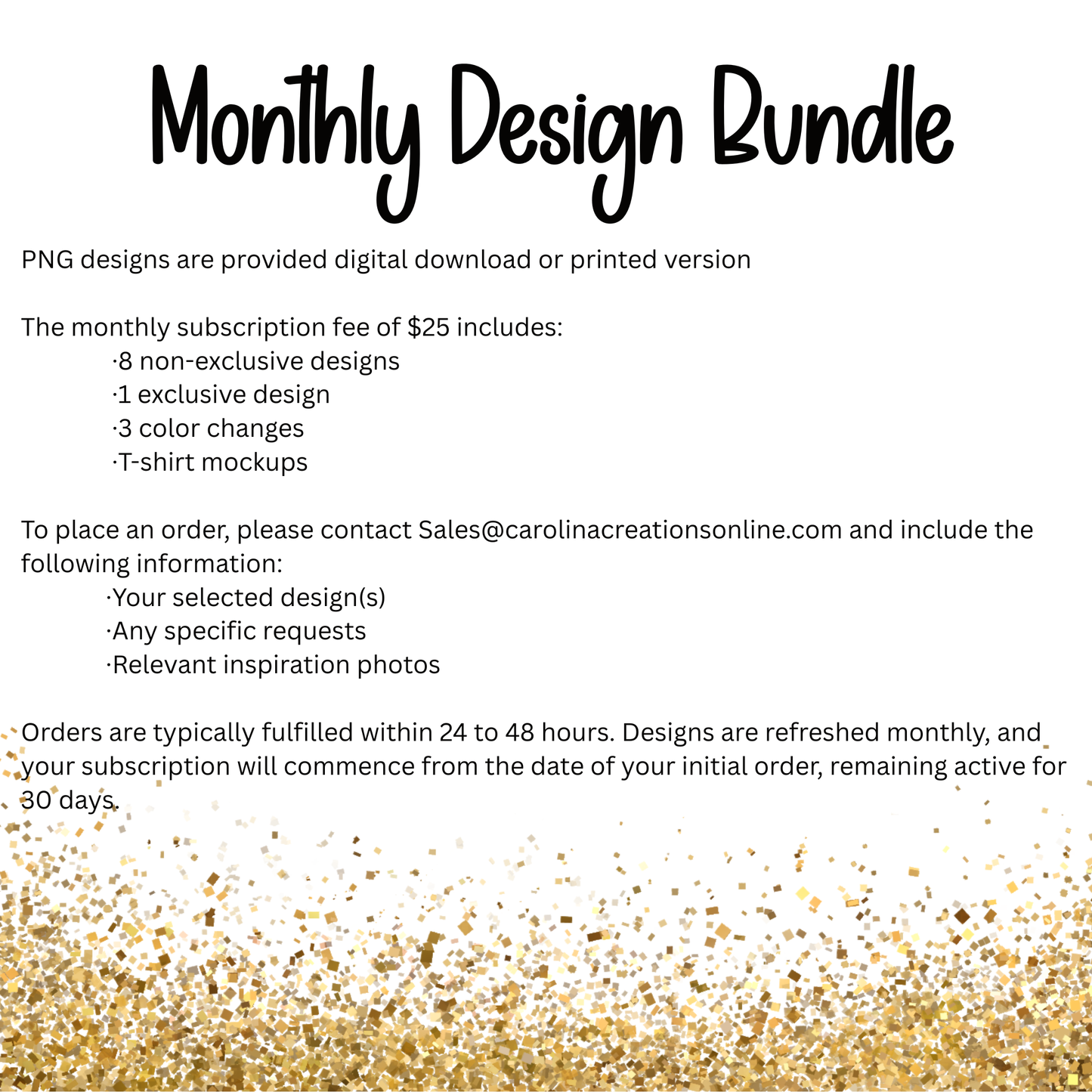 Monthly Design Buddle