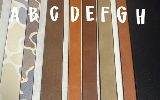 Engraved Leather Patches