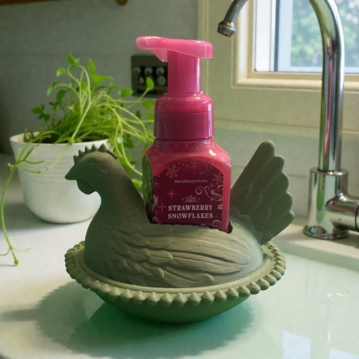 Nesting Hen Bath and Body Work Soap Holder