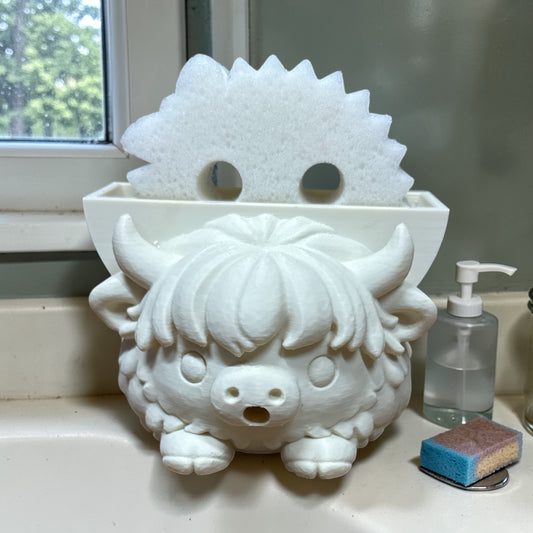 Highland Cow (Scrub Daddy Holder)