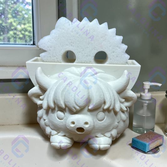 Highland Cow (Scrub Daddy Holder)