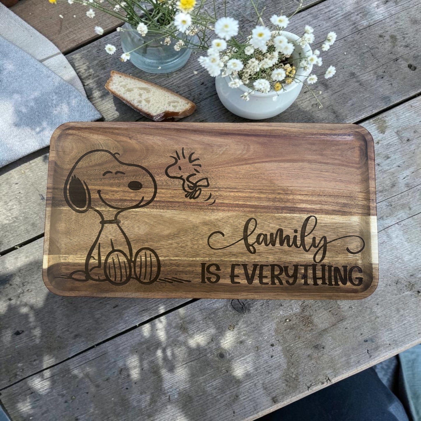 Family is Everything Wooden Server