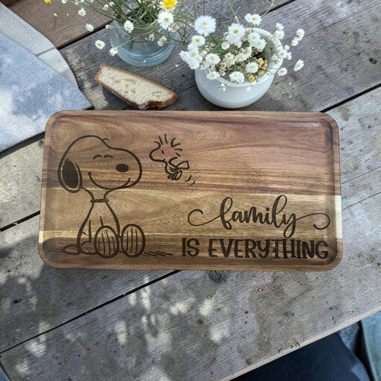 Family is Everything Wooden Server