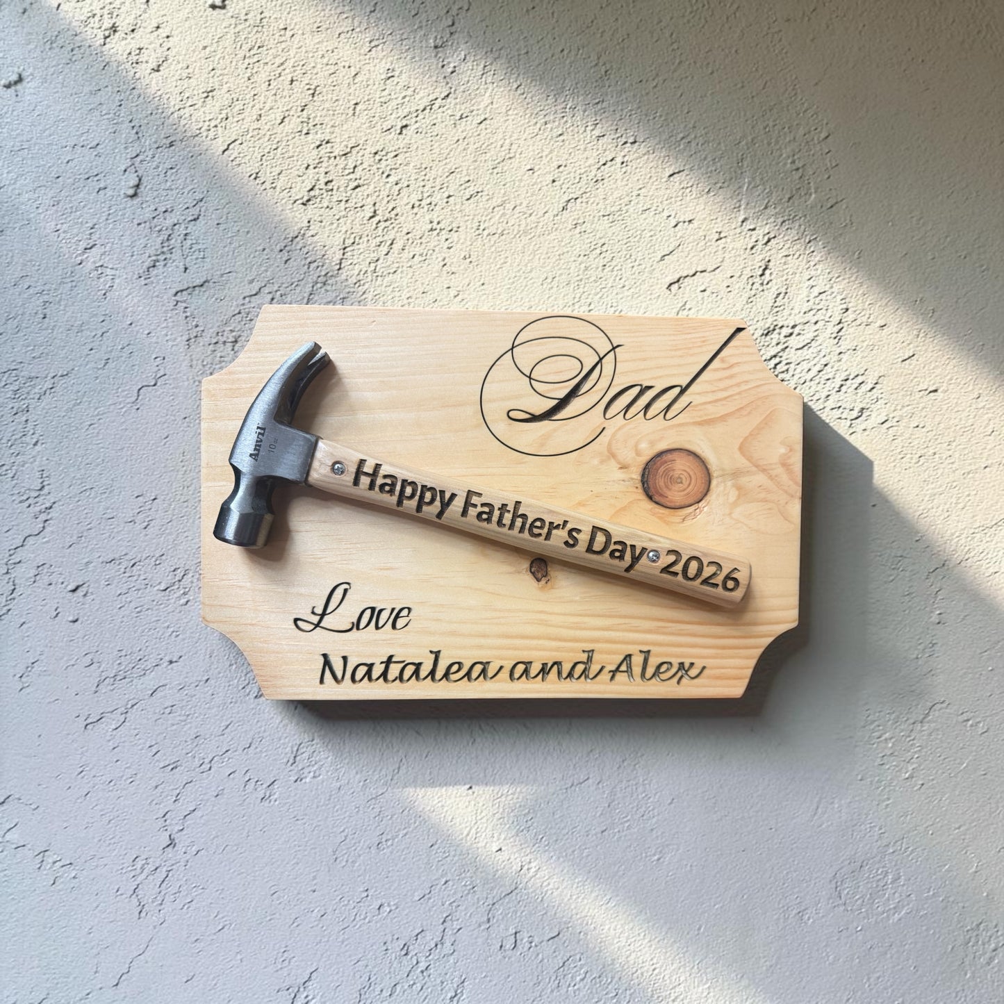 Father's Day Hammer Plaque