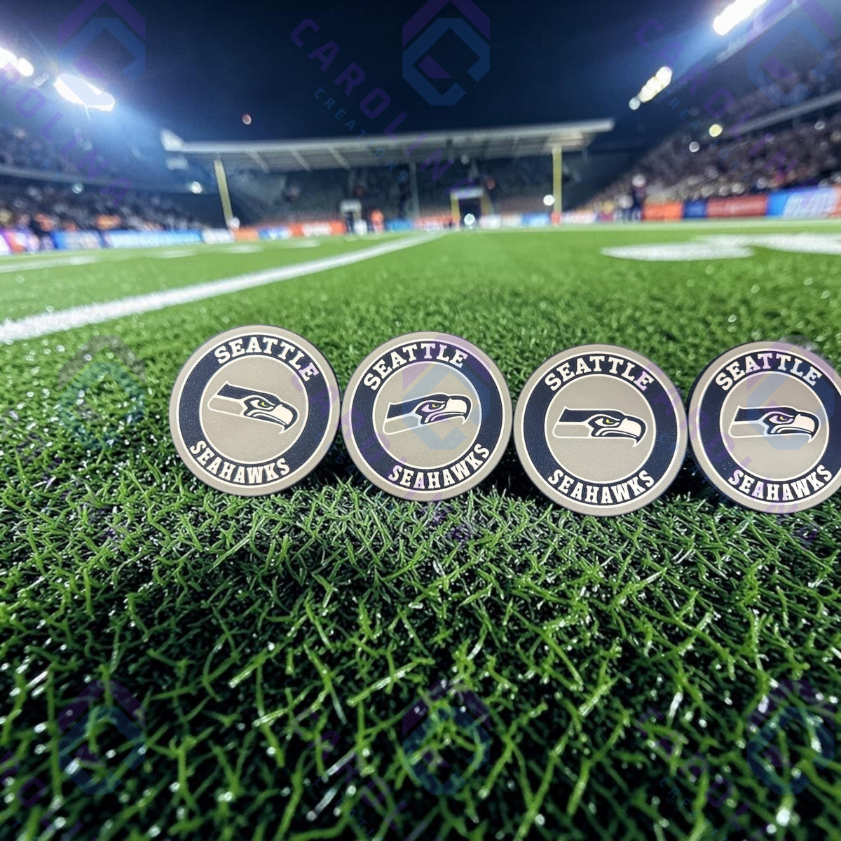 Football coaster set