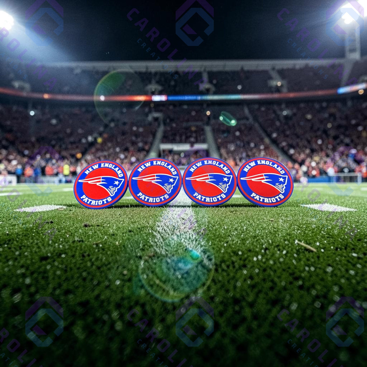 Football coaster set