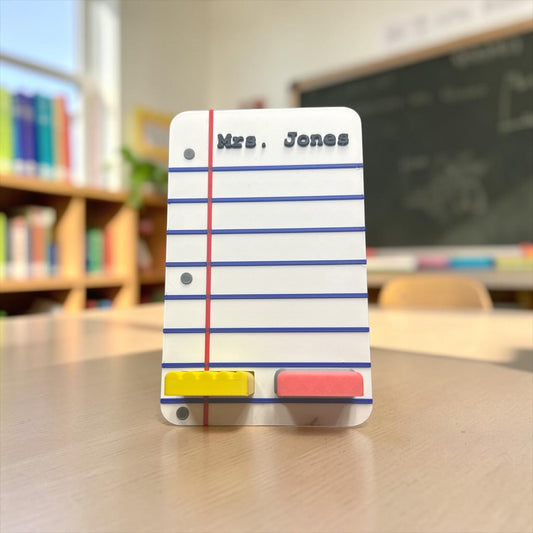 Paper Teacher Phone Holder