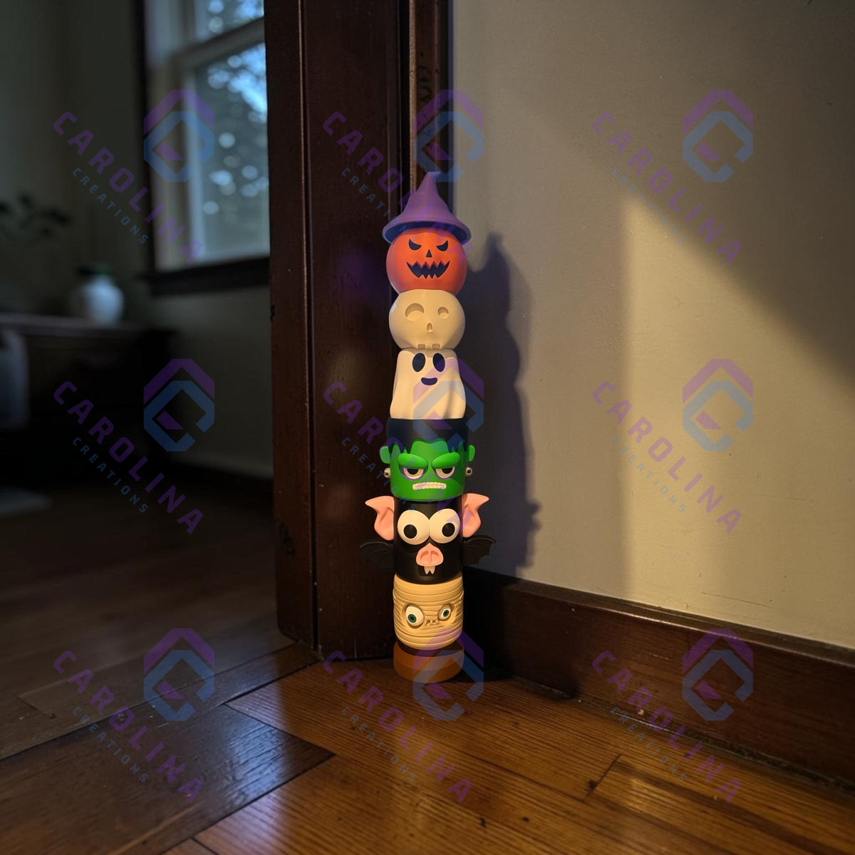3D Printed Halloween Totem – Carolina Creations