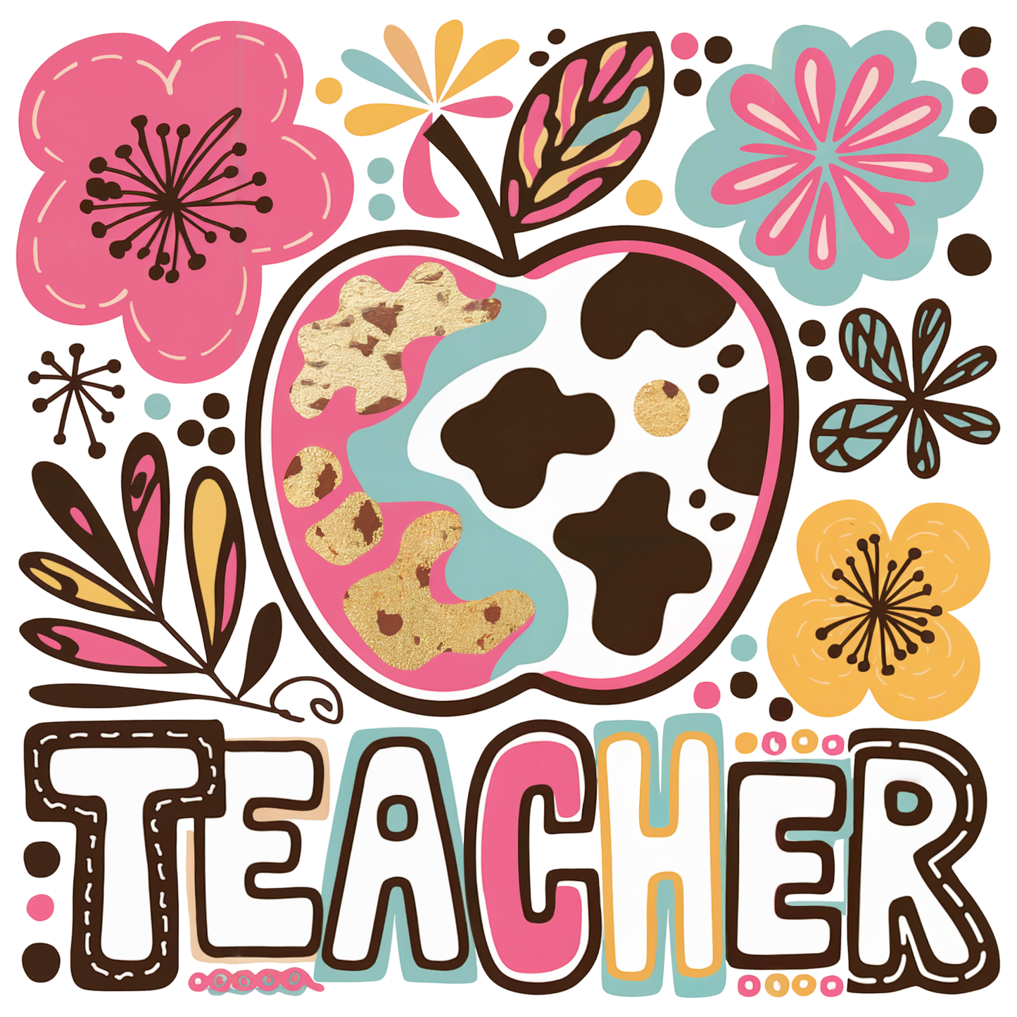 Teacher with Apple