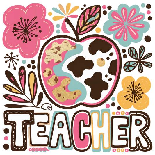 Teacher with Apple