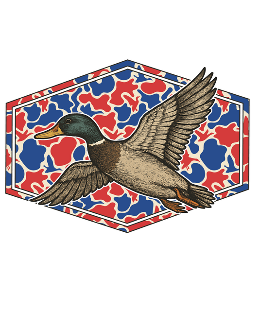Red, White & Blue Duck