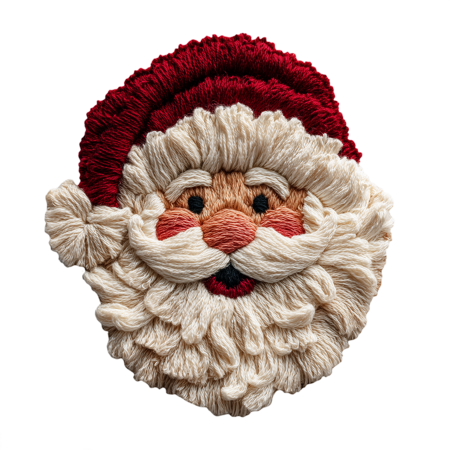 FAUX YARN SANTA