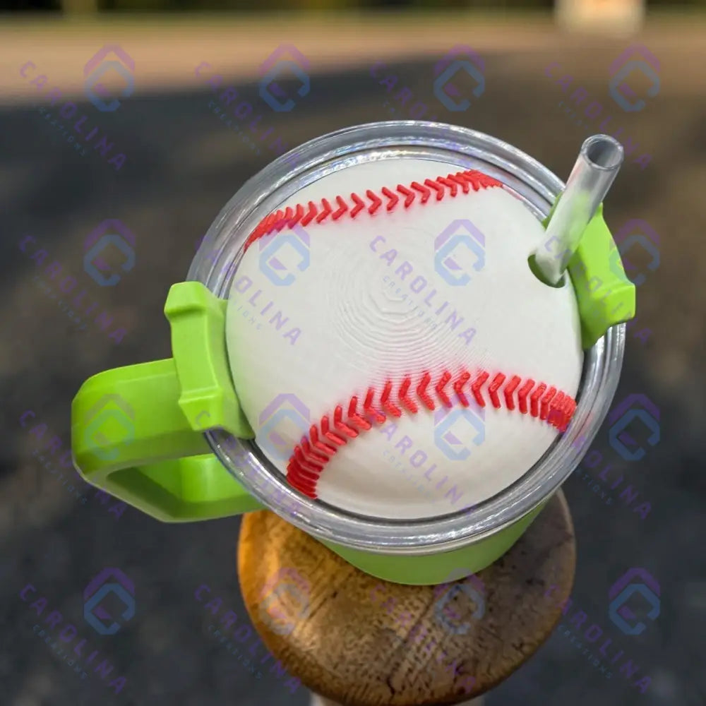 Baseball Cup Topper (40oz)