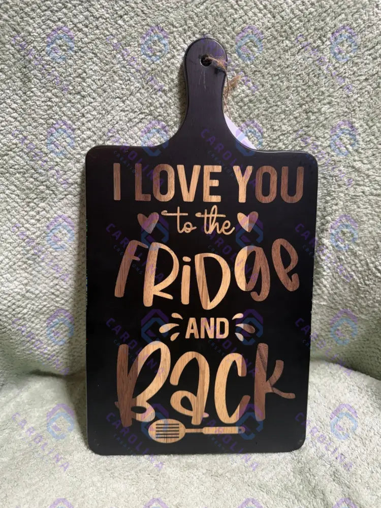 Black Acacia cutting board (Fridge)