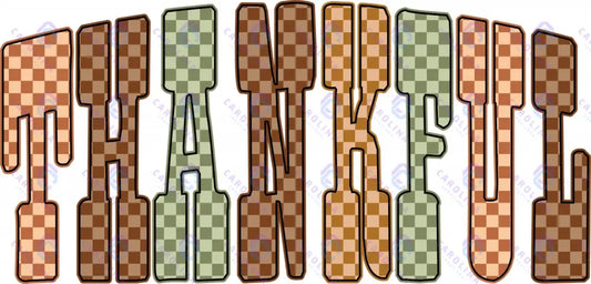CHECKERD THANKFUL